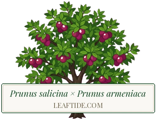 Prunus salicina × Prunus armeniaca